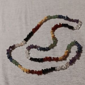 Multicolor Gemstone Beaded Necklace